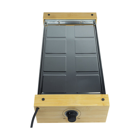 Grelha de raclette de bambu