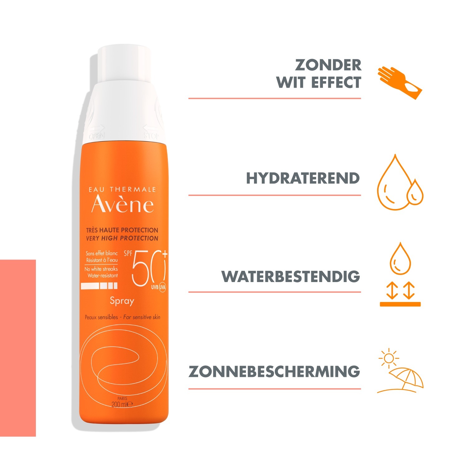 Avène Sun sprej za sunčanje SPF 50+ - 200 ml