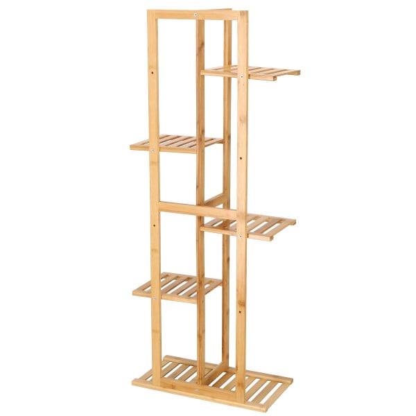 Kwietnik drewniany 102 cm stojak na kwiaty 6 półek drewniany