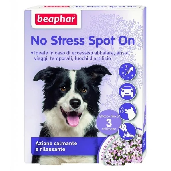 PET VILLAGE Spot-on anti-stress pour chiens, 3 pipettes de 0,7 ml
