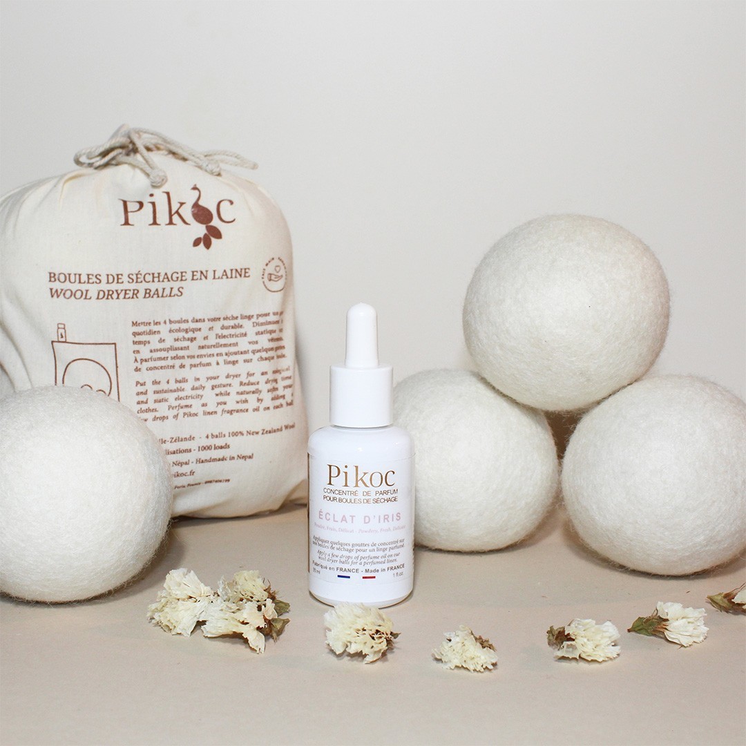 Pikoc Set de Séchage (boules + concentré) Éclat d'Iris
