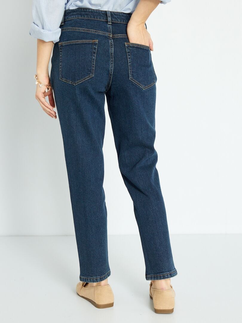 Calça jeans Mom de cintura super alta - L28 - AZUL
