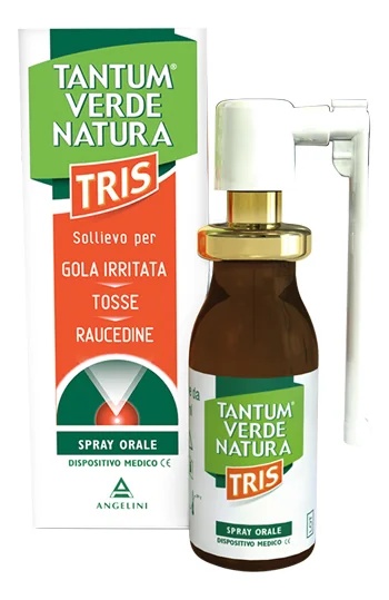 TANTUM Tantum Verde Natura Tris Mundspray 15 ml gegen Husten und Halsschmerzen