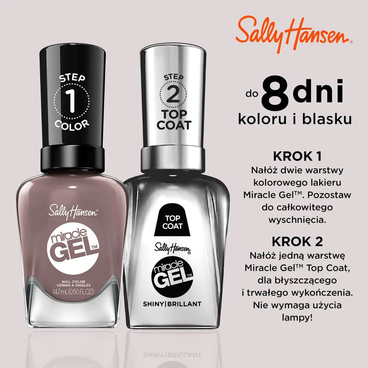 Sally Hansen Miracle Gel Lakier do paznokci, 205