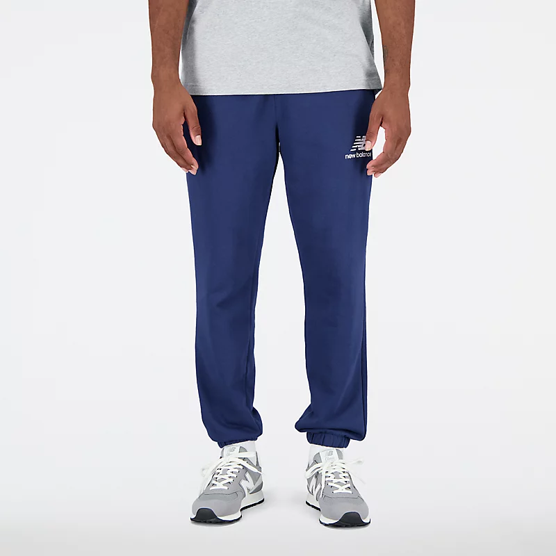 Essentials Stacked Logo French Terry joggingbroek voor heren - NB NAVY