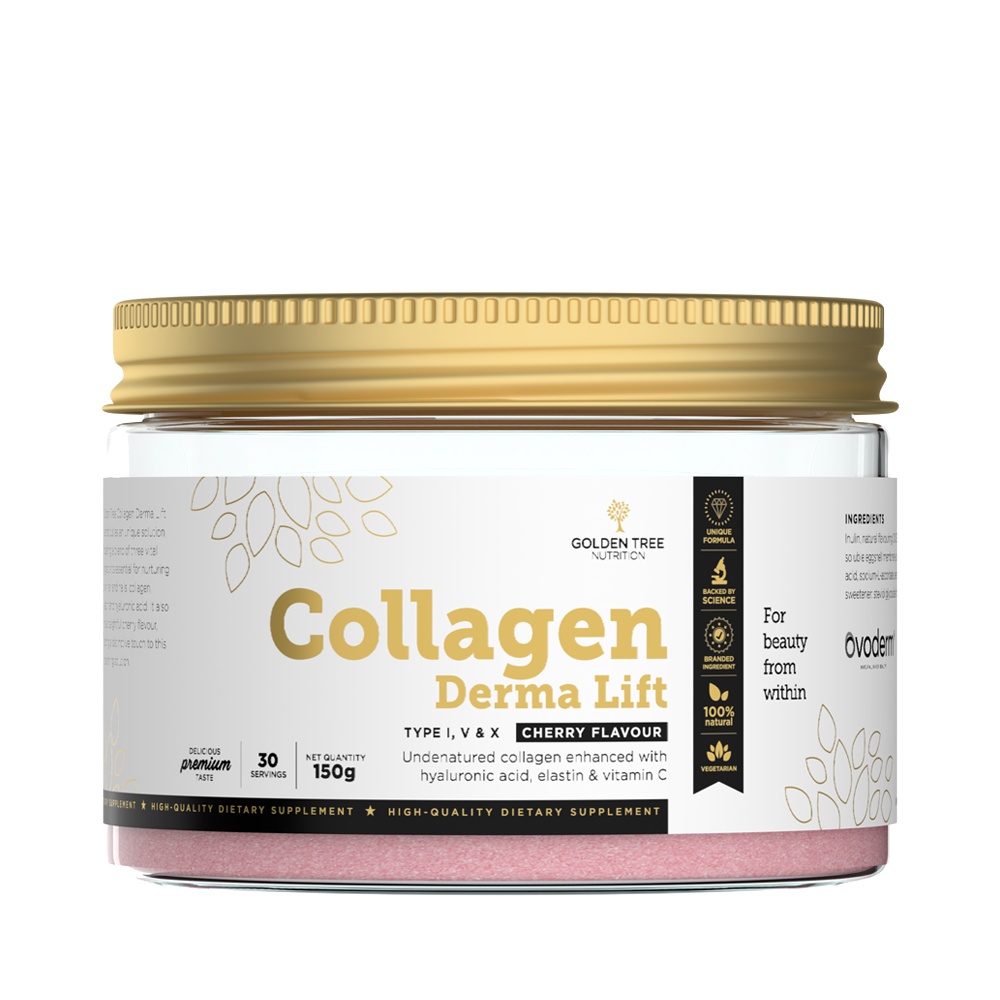 Golden Tree kolagēna dermas liftinga uztura bagātinātājs - 150 g