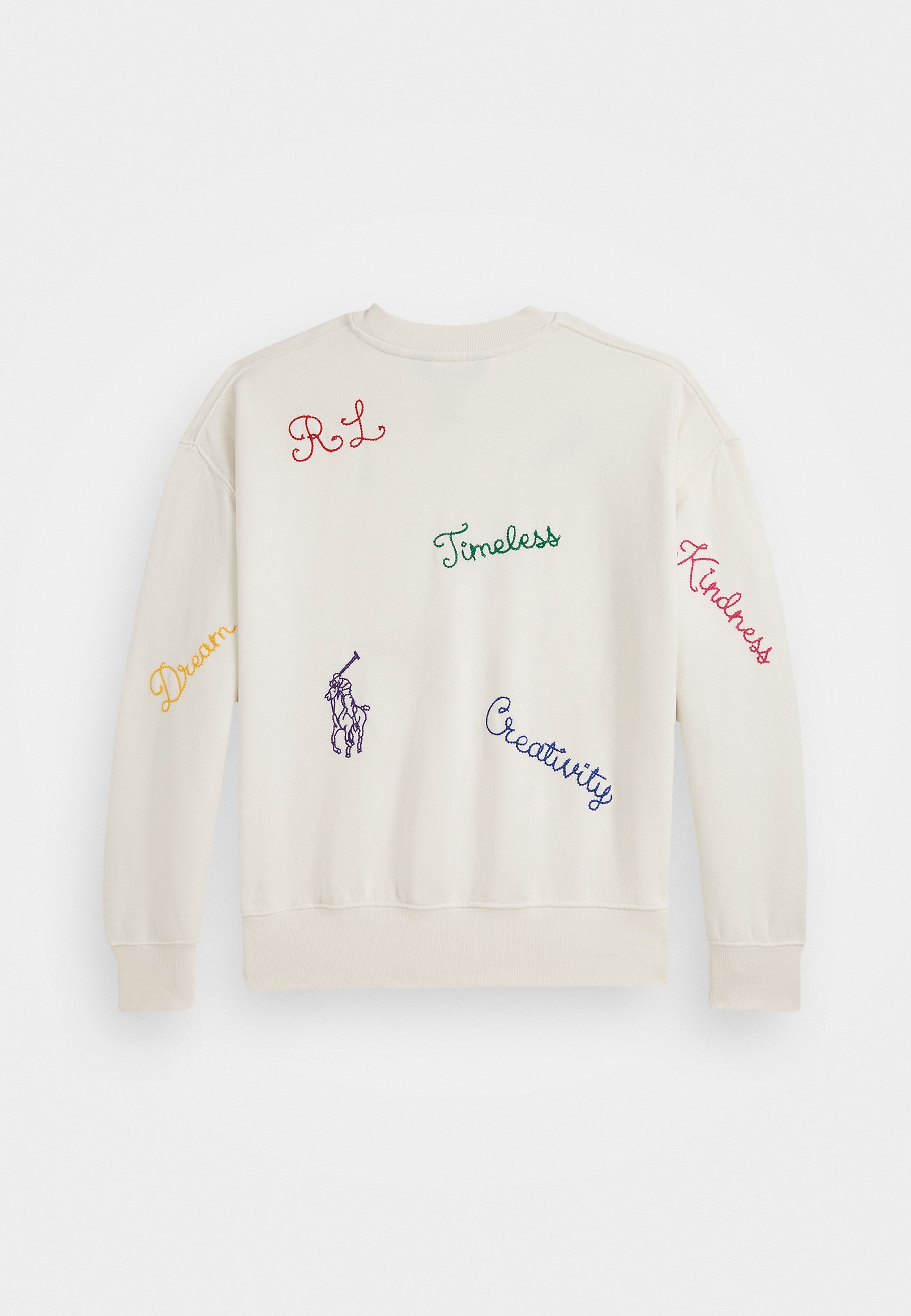 Polo Ralph Lauren geborduurd fleece sweatshirt - Sweatshirt - nevis