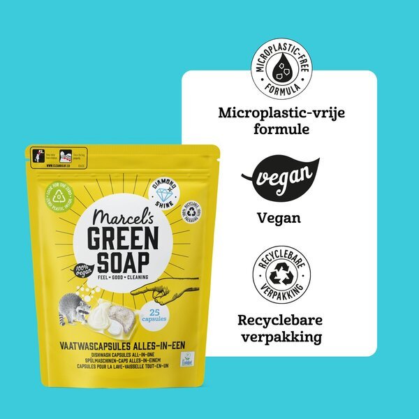 Marcel's Green Soap kapsule za perilicu posuđa sve u jednom<br>4 x 25 kom