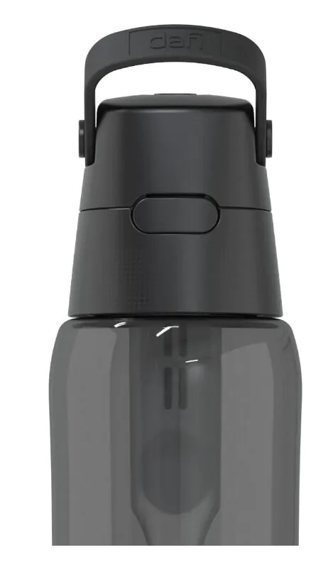 Dafi Solid Fitmania Black 0,7l - Butelka z wkładem filrtującym