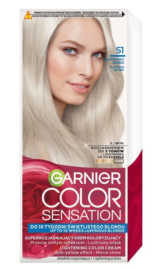 Garnier Color Sensation Krem koloryzujący S1 Plantynowy Blond