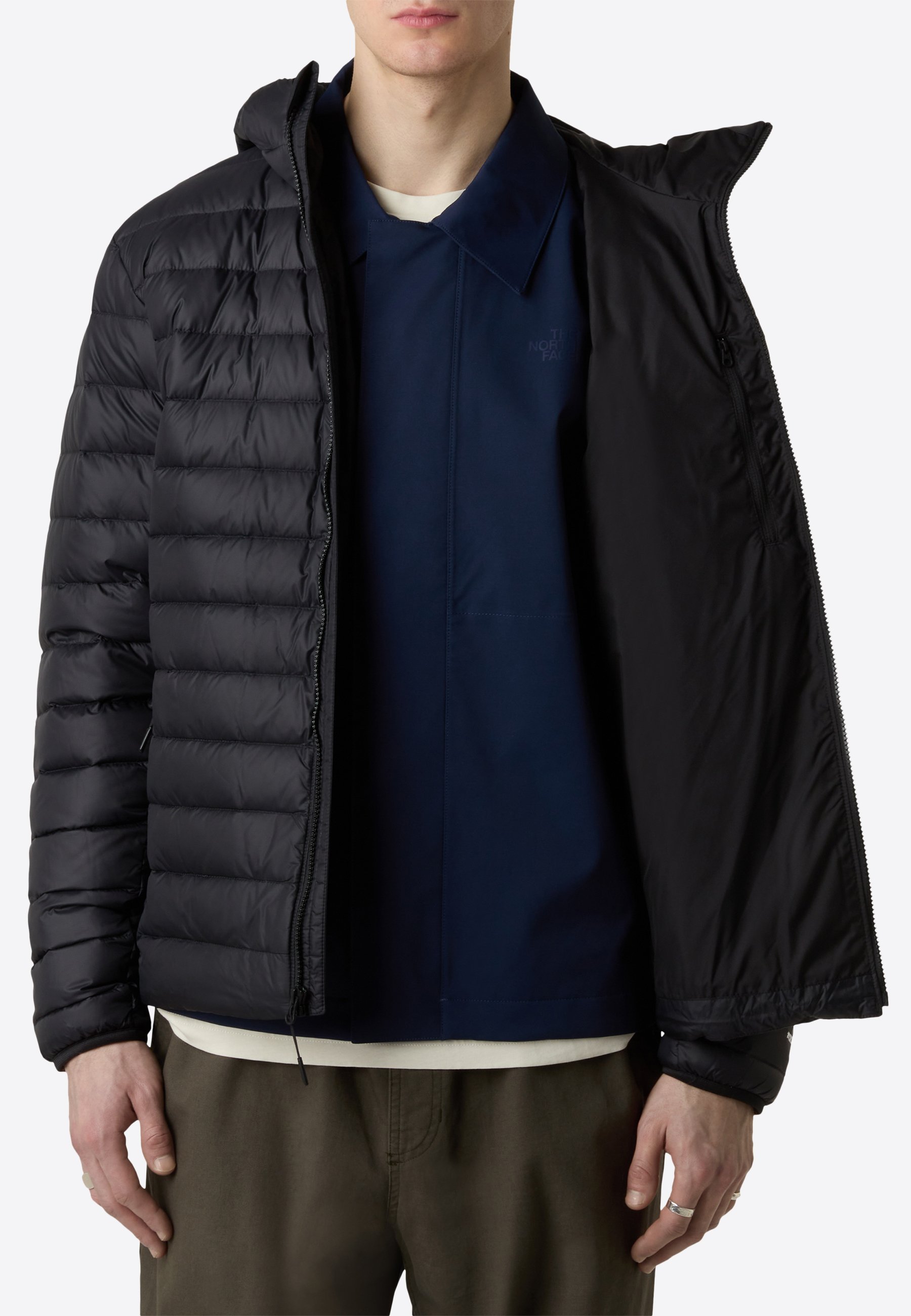 The North Face HOODED - Donsjack - tnf zwart