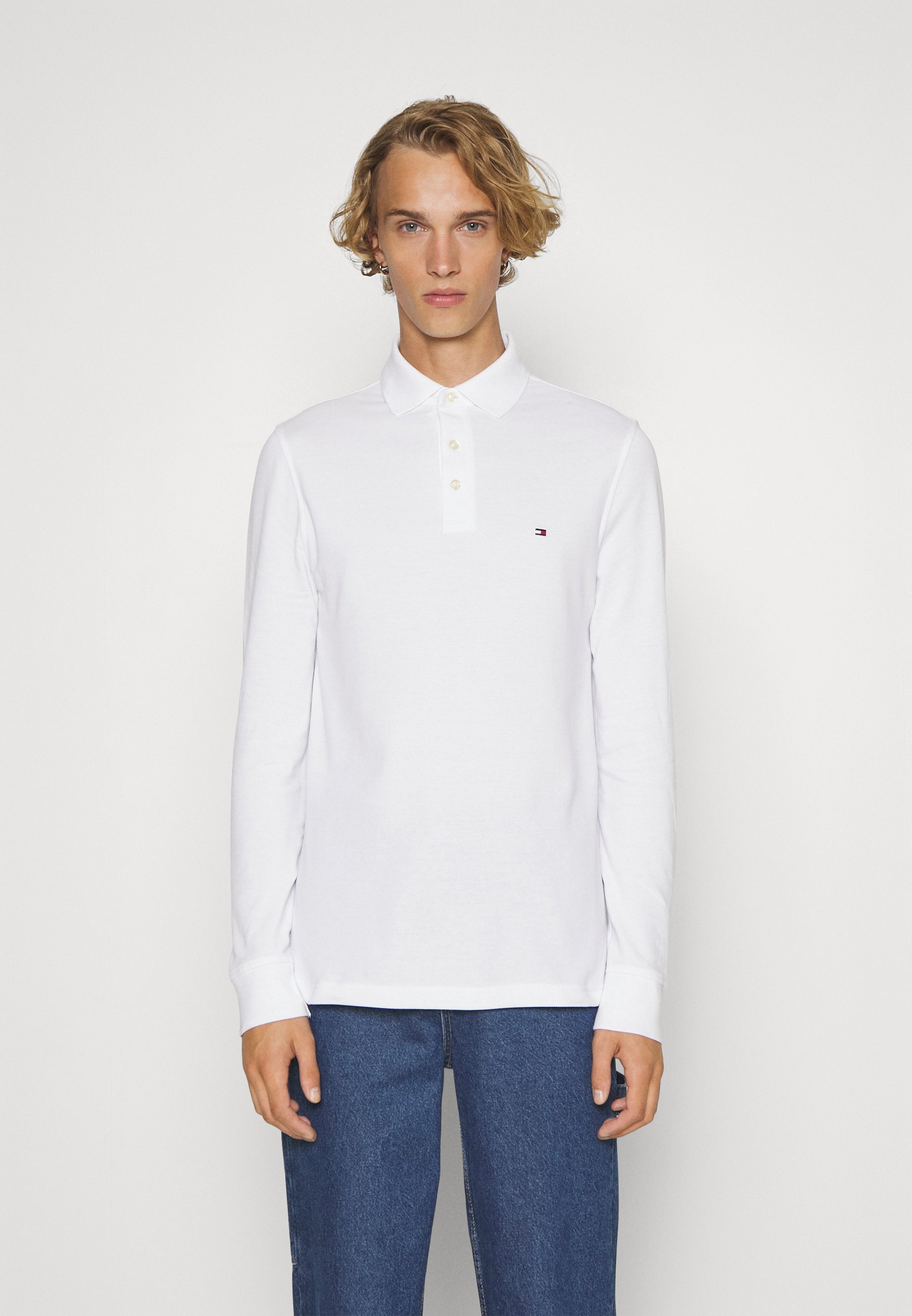 Tommy Hilfiger SLIM - Top met lange mouwen - wit
