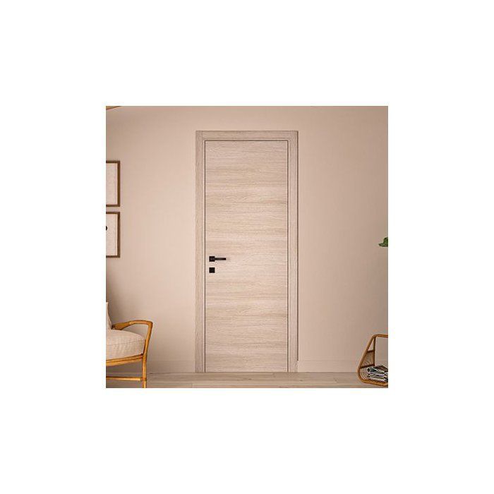Türelement mit wendbarem und verstellbarem Rahmen – OPTIMUM – Premium – Eiche hell – H 204 x T 4,4 x B 73 cm