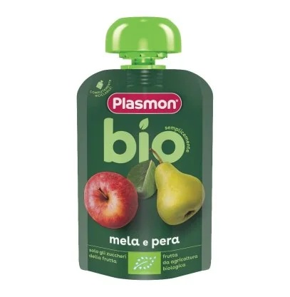 PLASMON Bio-Apfel-Birnen-Beutel 100 g ab 6 Monaten
