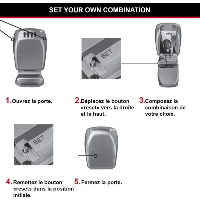 Cofre seguro para chaves - MASTER LOCK - 5415EURD - Produto certificado - Select Access. Compartilhe suas chaves com segurança.