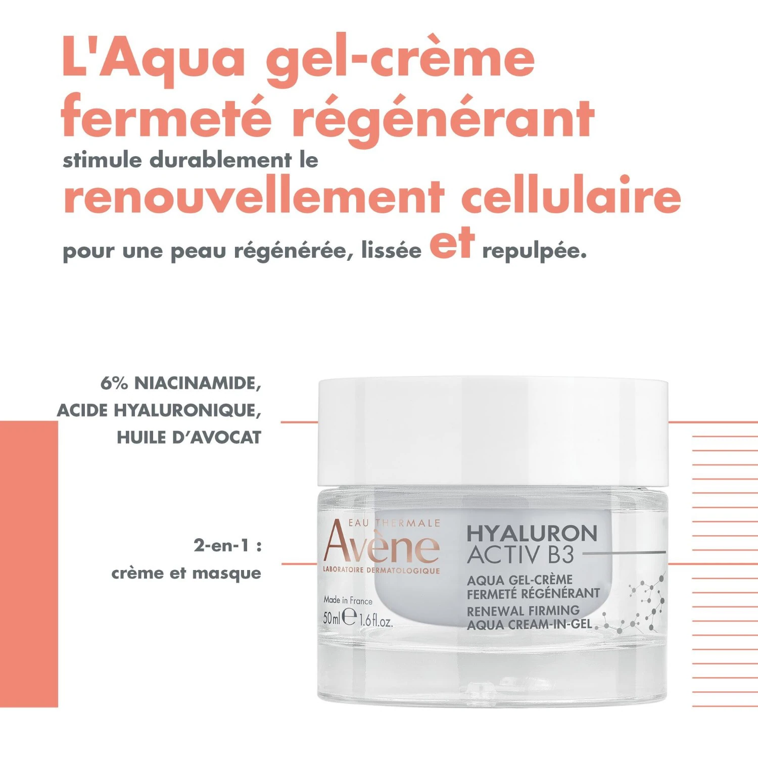 Avène Aqua gel-crème régénération cellulaire