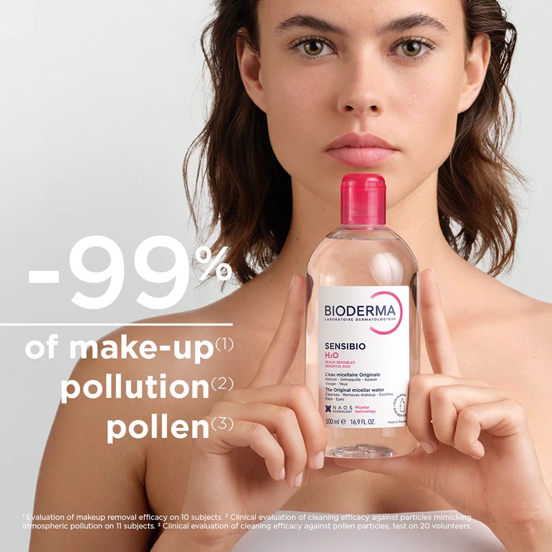 „Bioderma Sensibio H2O“ micelinis vanduo jautriai odai su dozatoriumi