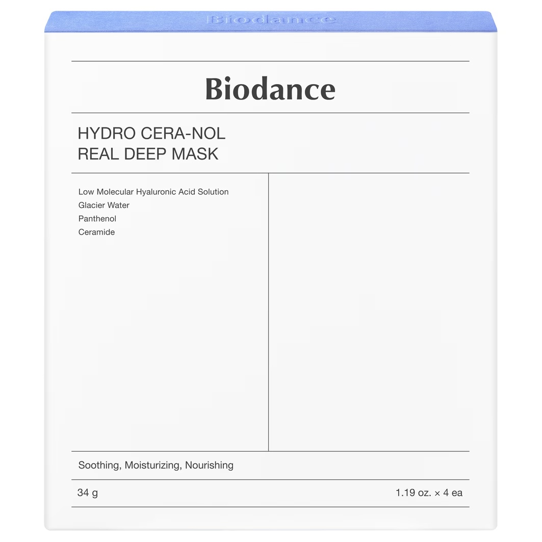 BIODANCE Hydro Cera-Nol Real giluminė veido kaukė 1 dėžutė