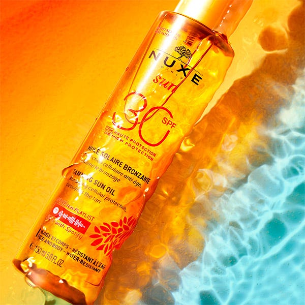 Nuxe Sun Bronzing Oil för ansikte och kropp SPF 30 | 150 ml