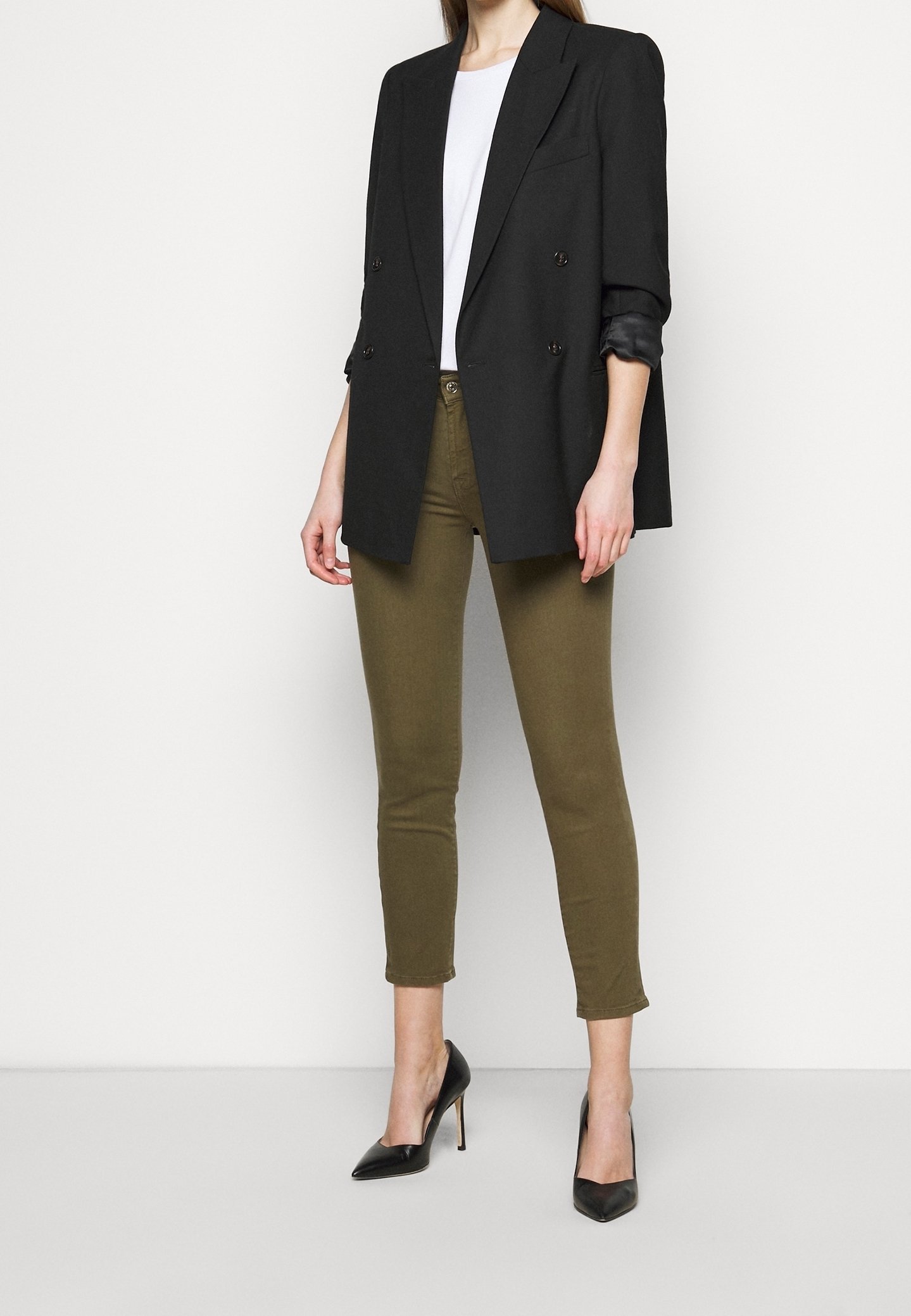 for all mankind Skinny Fit jeans - kaki