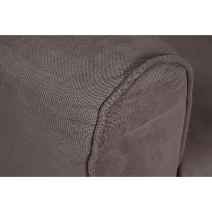 Dmora - Canapé fixe 2 places Andreia, 125x73xh85 cm, Gris
