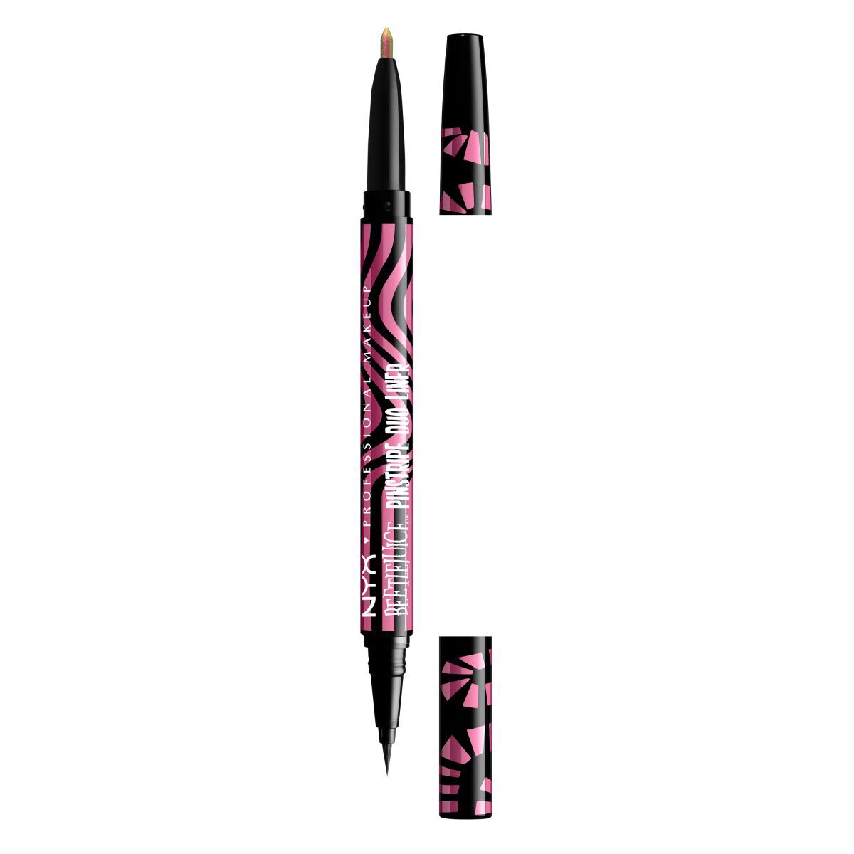 Tuș de ochi NYX Professional Makeup Beetlejuice Pinstripe Duo Liner