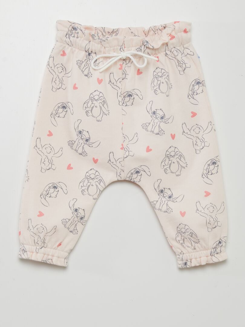 Pantalones con estampado integral 'Stitich' - ROSA