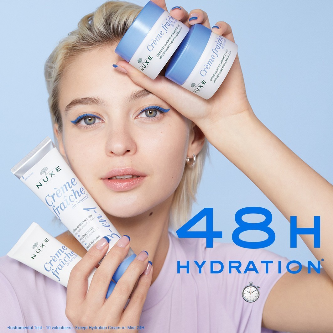 NUXE Face Fluid Crème Fraîche de Beauté Mitrinošs, matējošs fluīds 48H - 50 ml
