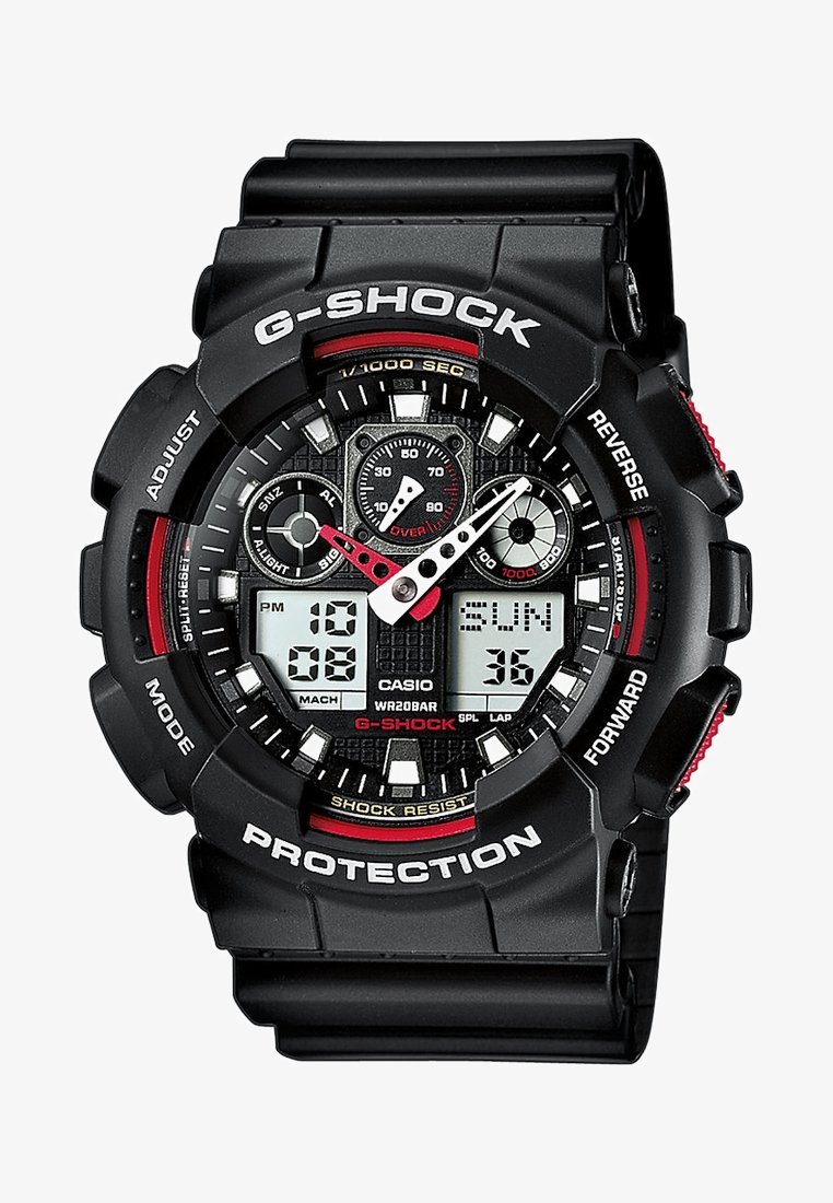 G-SHOCK G-SHOCK - Kronograafiga käekell - must/punane