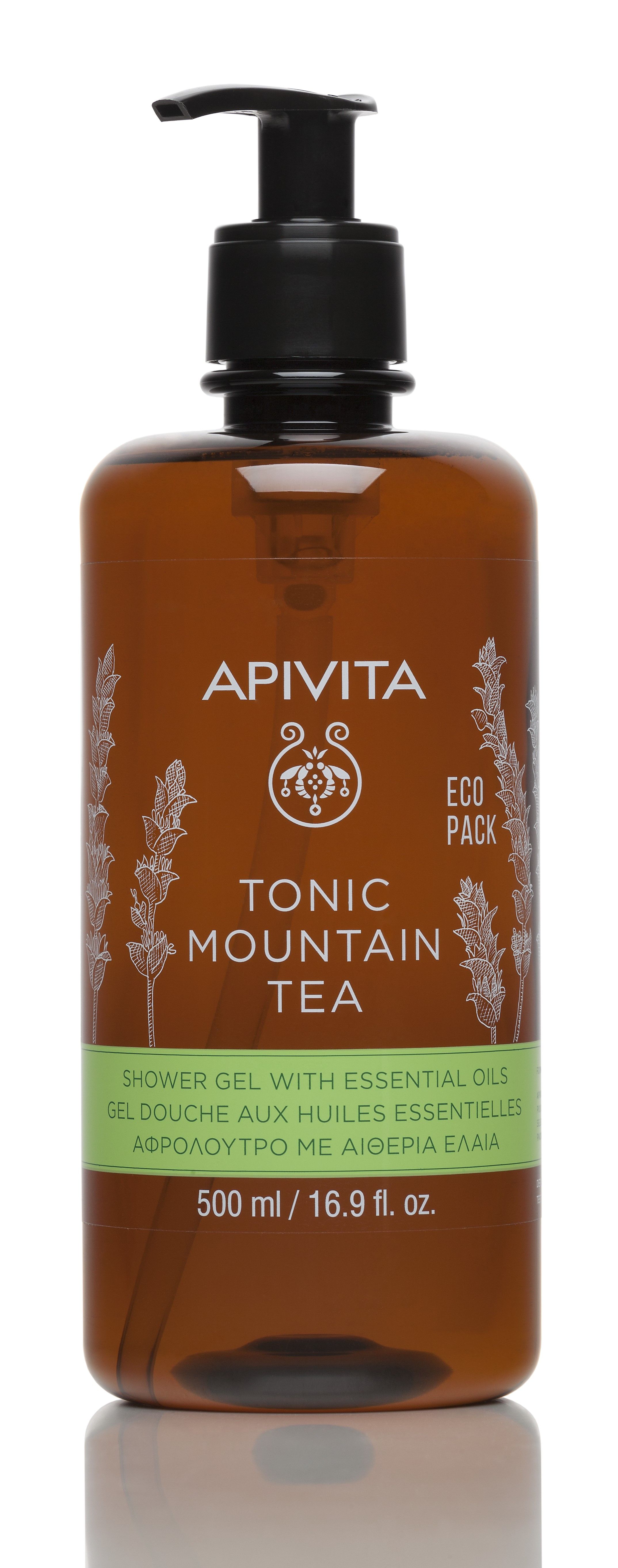 „Tonic Mountain“ arbatos vonios gelis su eteriniais aliejais Vaistinės muilai ir geliai