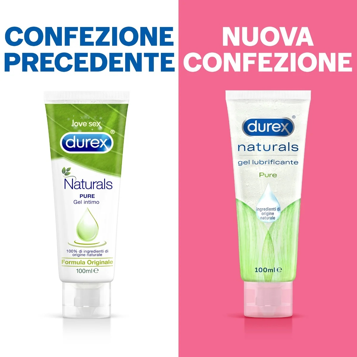 DUREX Gel lubrifiant intime Durex Naturals Pure 100 ml à l'aloe vera