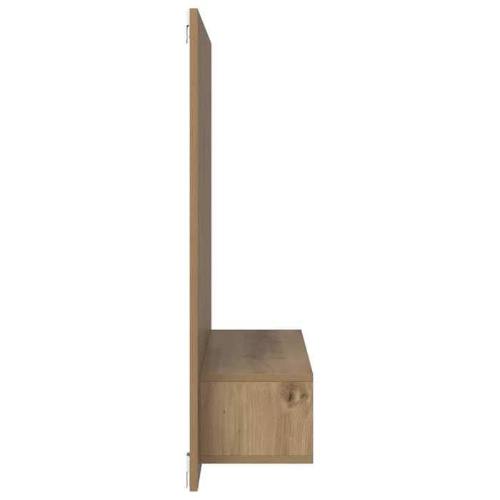 (TIL SALG) Vægmonteret TV-skab - Vægdesign - Højskab/Hi-Fi-enhed - Håndlavet eg 120x23,5x90 cm EU704344