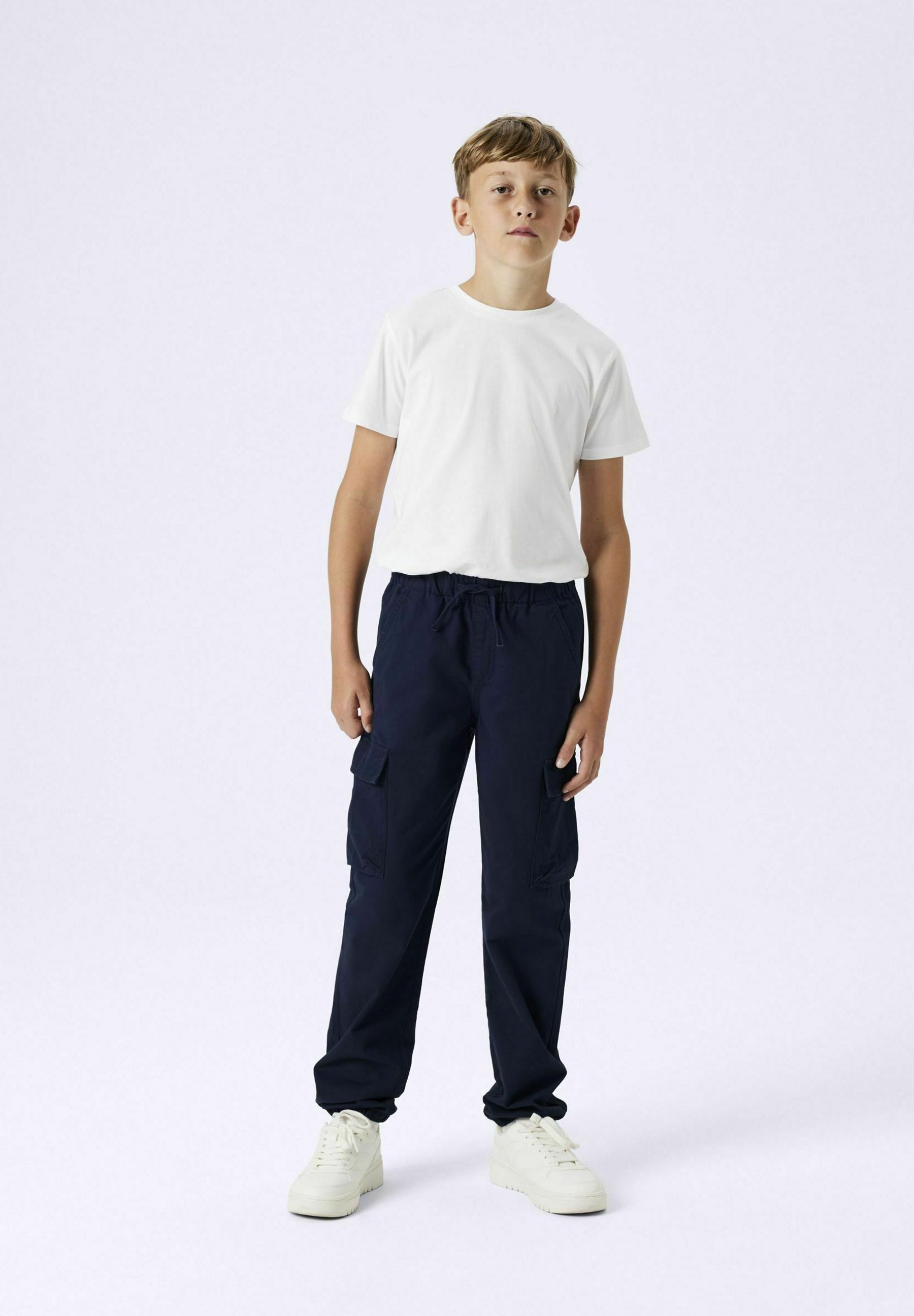 TWO SOON REGULAR FIT - Pantaloni cargo - Blazer blu navy