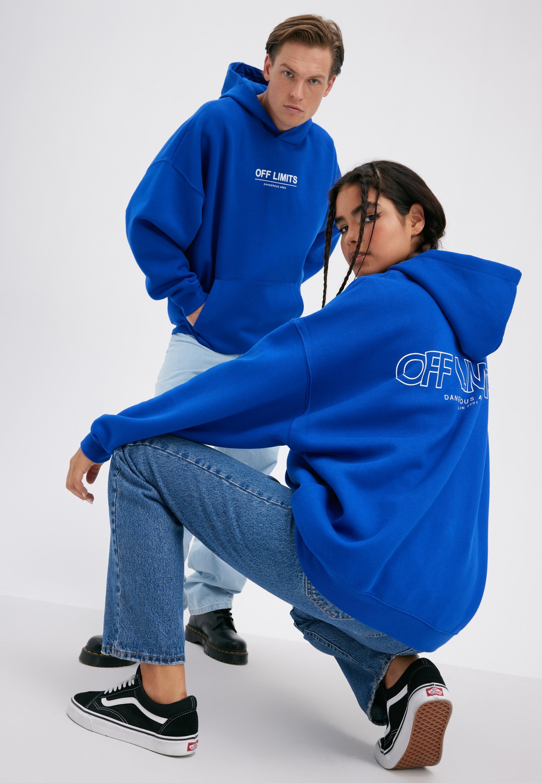 HOODIE UNISEX - Mikina s kapucí - blue