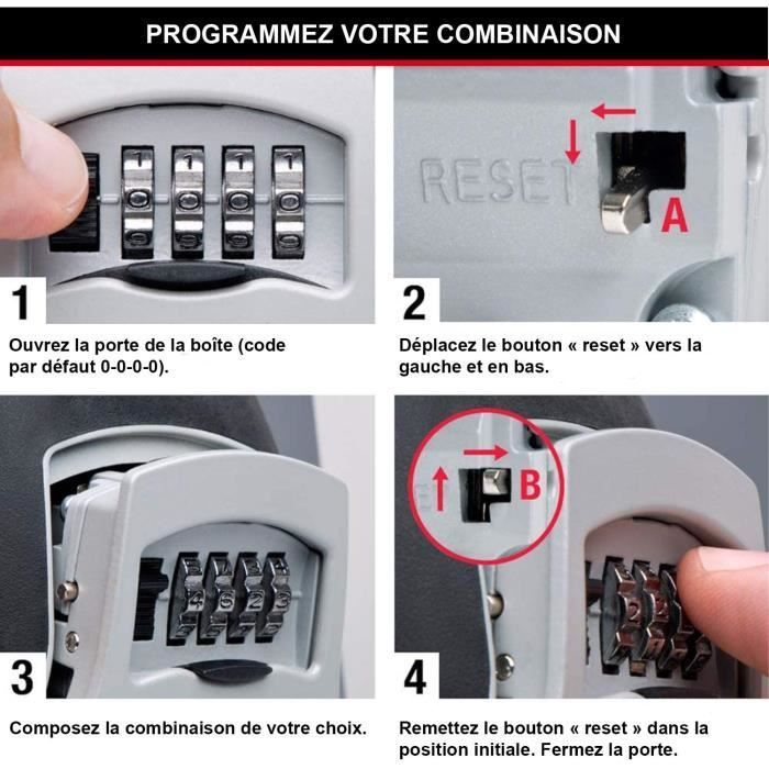 Masterlock Security Cabinet Key Box 5401EURD Size M