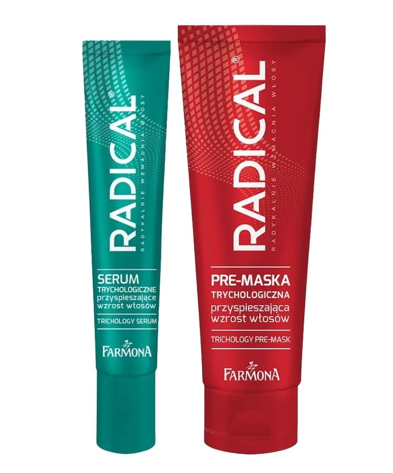 Radical Trychologiczna Kuracja przyspieszająca wzrost włosów 20 ml + 50 ml
