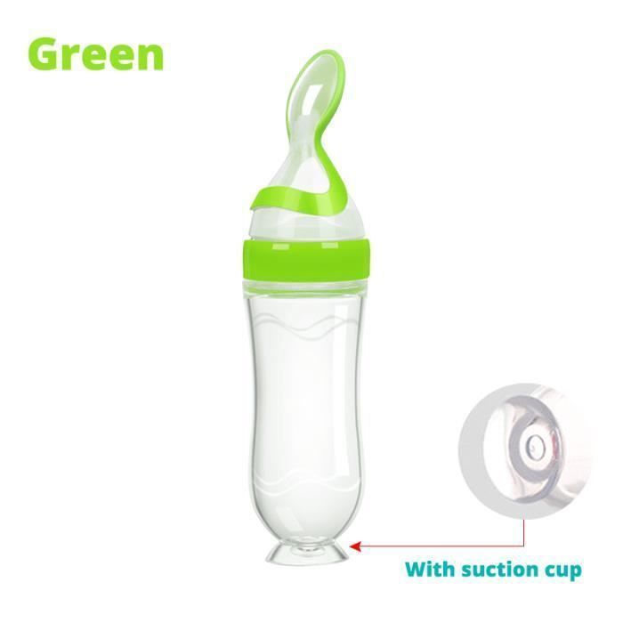 Cuchara para biberón, alimentador para entrenamiento con leche materna, suplemento alimenticio, BPA, verde cg0613sdp19rl