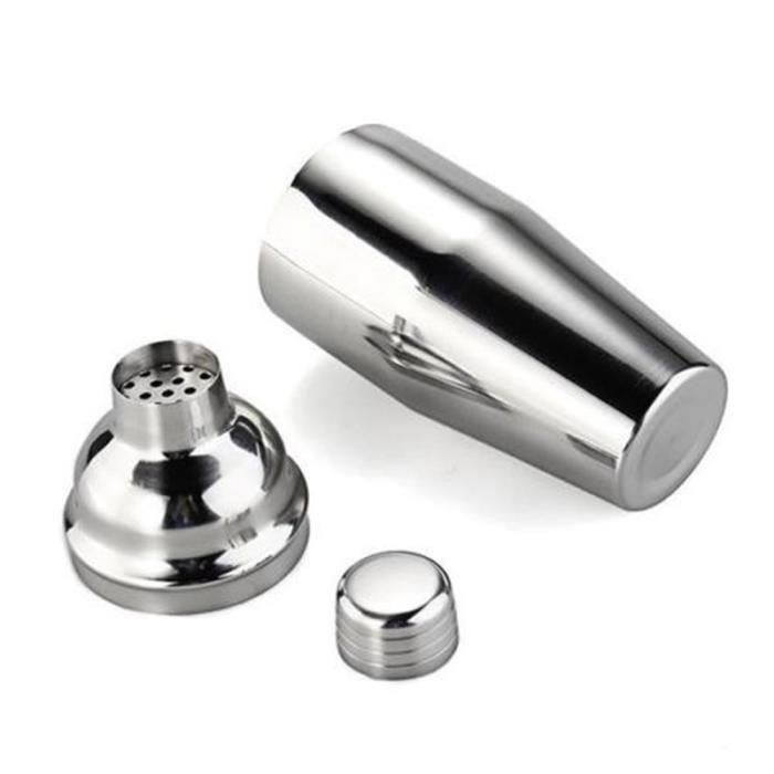 Outils de bar - 5Pcs - Acier inoxydable - Shaker 750ml - Jigger 20/40ml - Passoire 17,5cm