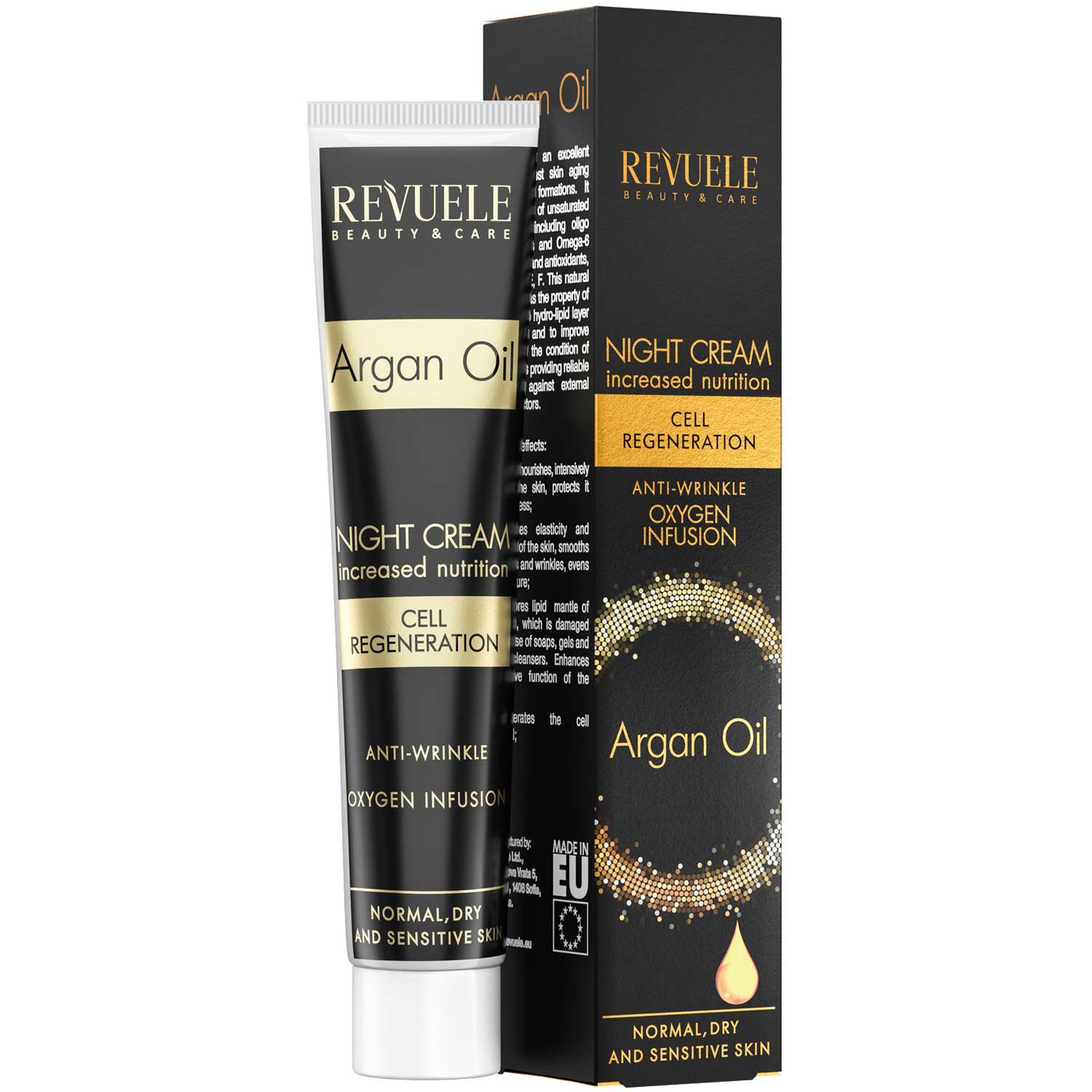 Crema viso notte Revuele 50ml Agran Oil