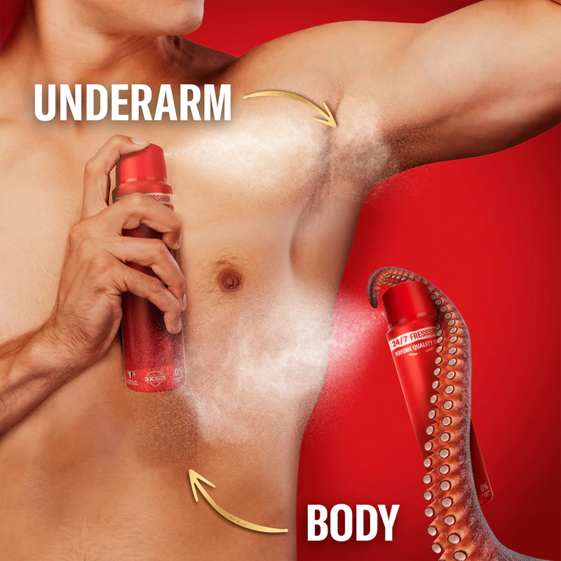 Desodorante Spray Refrescante Old Spice Bearglove para Homens
