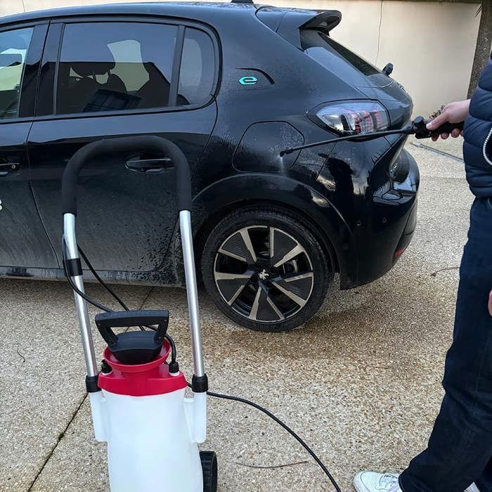 TECH N'FAST Pulvérisateur électrique autonome 12L ROLLER SPRAYER - tête électro-pneumatique, chariot, 2 m rallonge