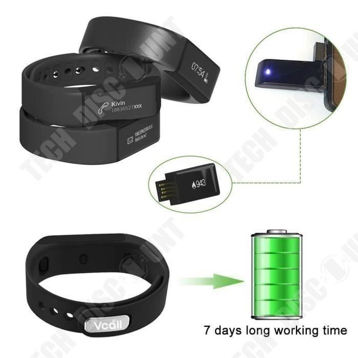 Connected Bracelet - TD® - I5 Plus - 0,91-inch OLED-scherm - Multisport - Berichtmeldingen
