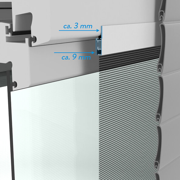 Κιτ σίτας παραθύρου Compact XL, 130 x 220 cm, λευκό