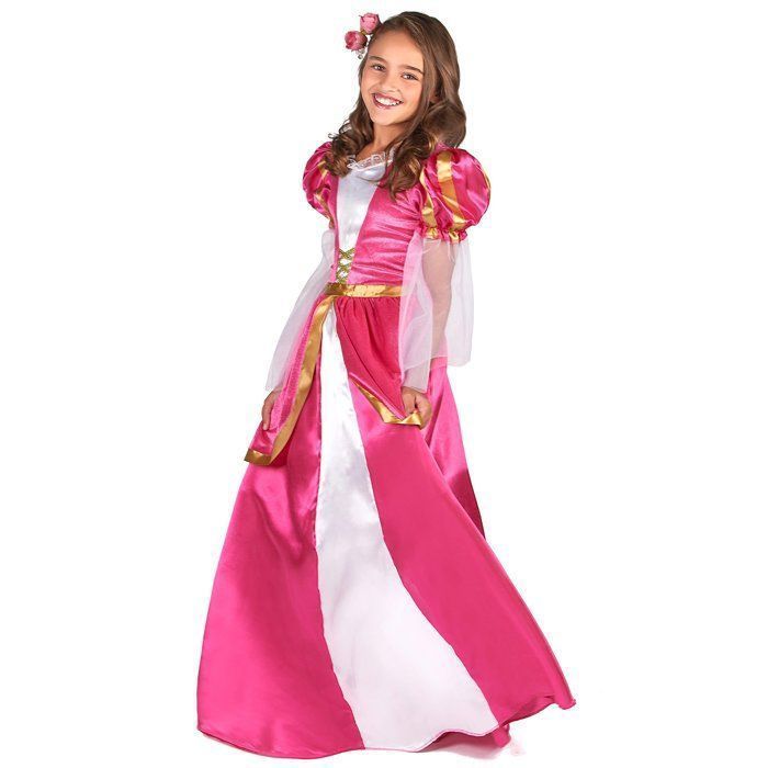 Déguisement - Déguisement princesse médiévale rose fille