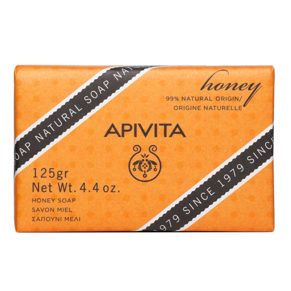 Savon naturel APIVITA au miel, barre de 125 g