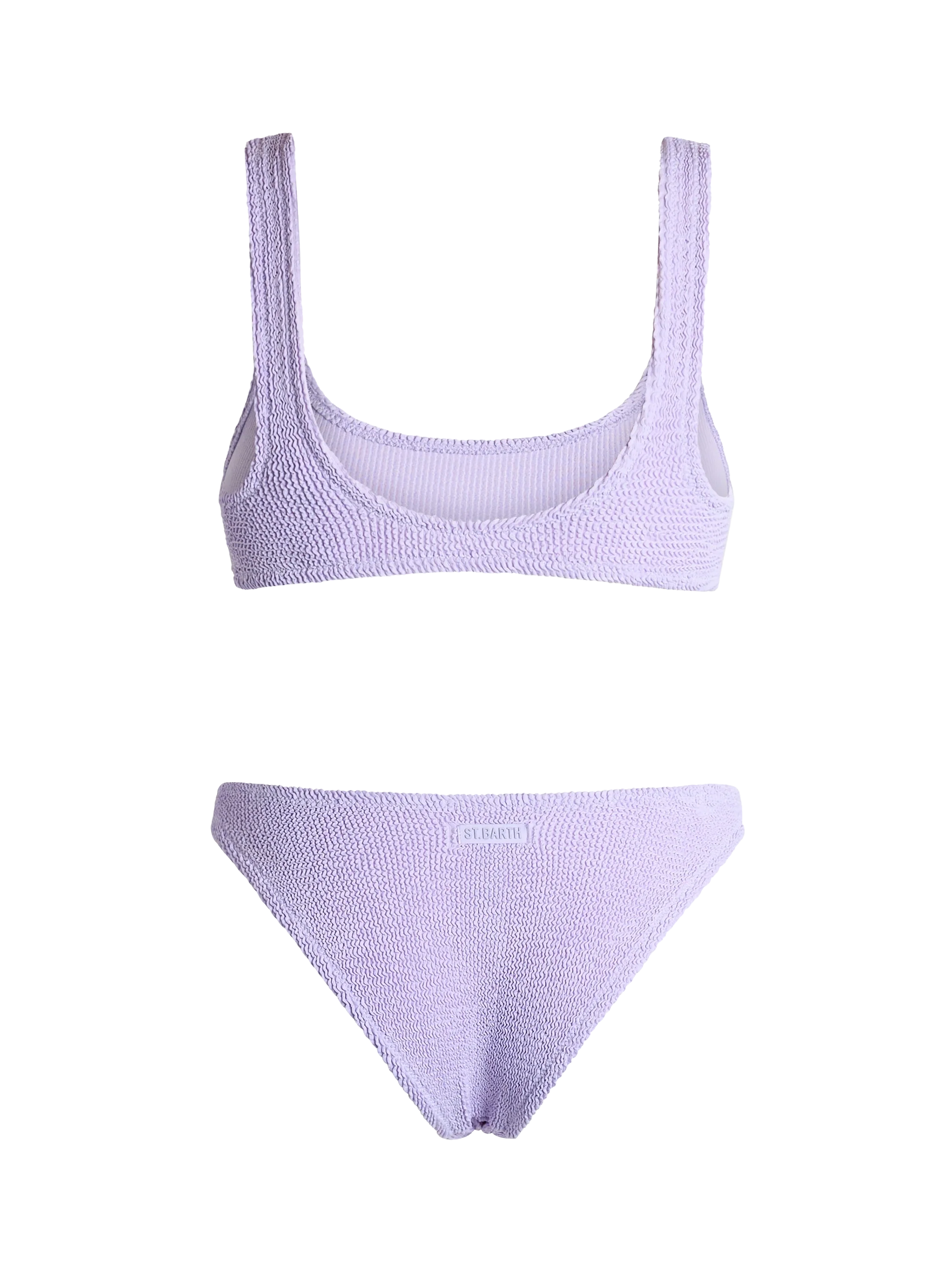 Naima Elise Klassieke Lila Bikini met Kreukelpatroon voor Dames