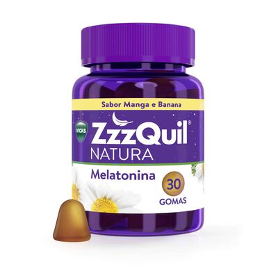 Vicks Gummies Melatonin Sleep Zzzquil Natura Mango 30 gummier 30 gummier