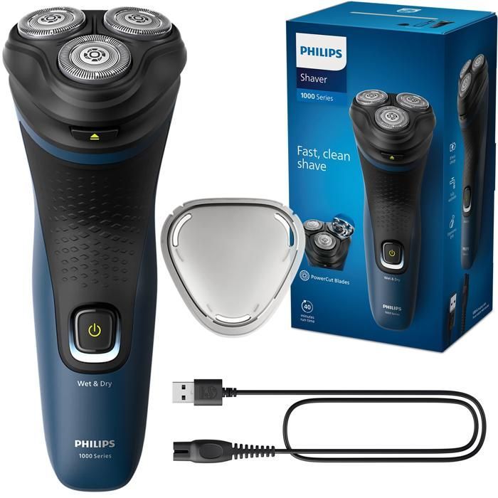 Rasoir électrique - Philips - S1151 00 - ComfortCut étanche - Sans fil - Usage humide ou sec
