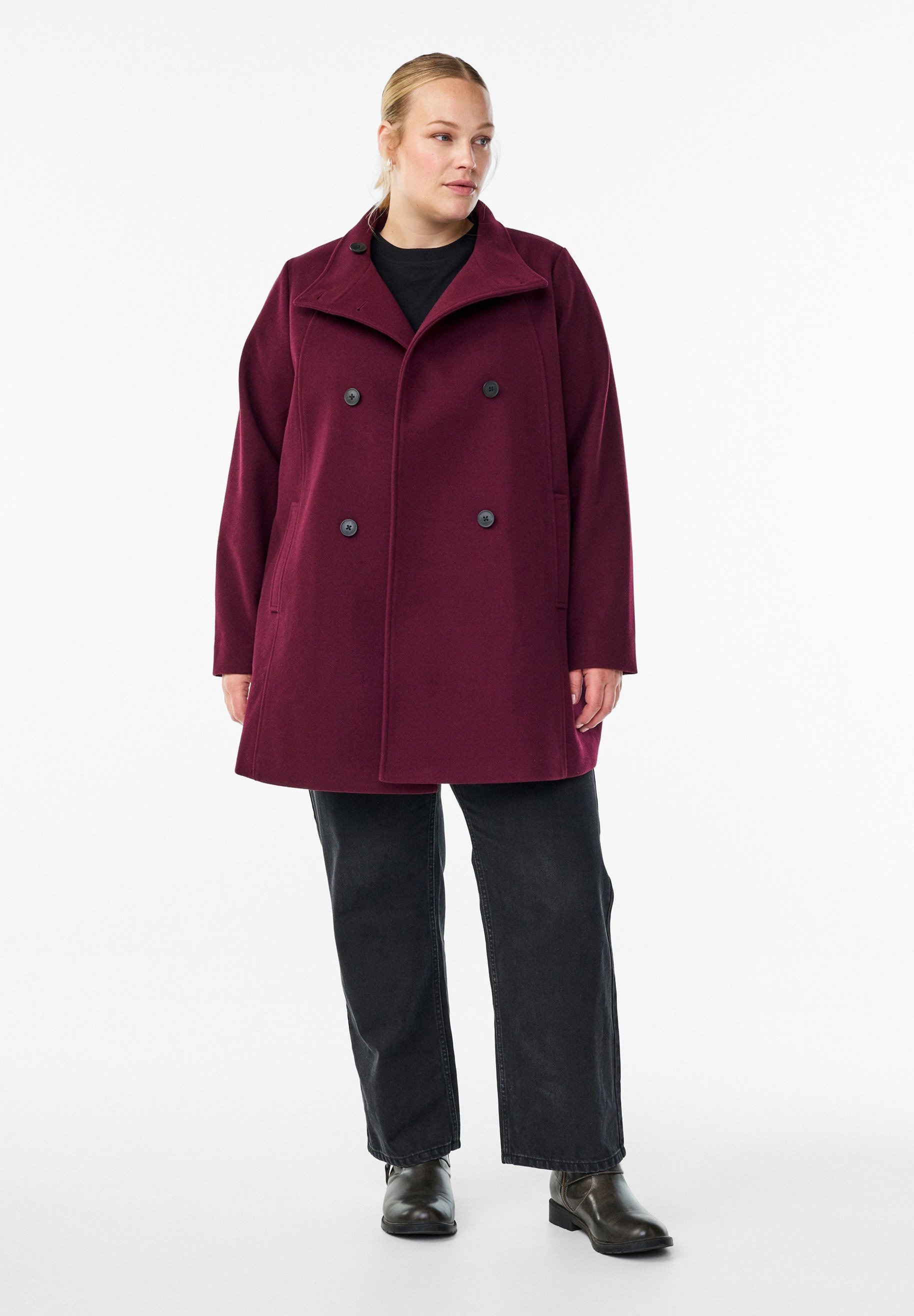 Manteau court Zizzi - figue