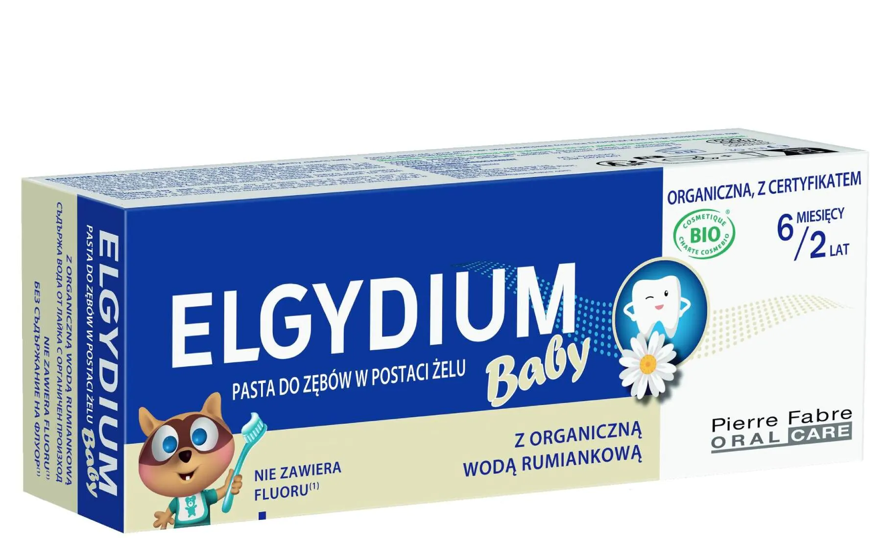 Elgydium Baby Pasta do zębów w Żelu dla dzieci 6M-